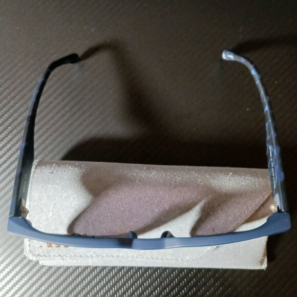 Mita Sustainable Eyewear‎ Key West 55mm Square Sunglasses Black/Blue Mirrored - Picture 6 of 11